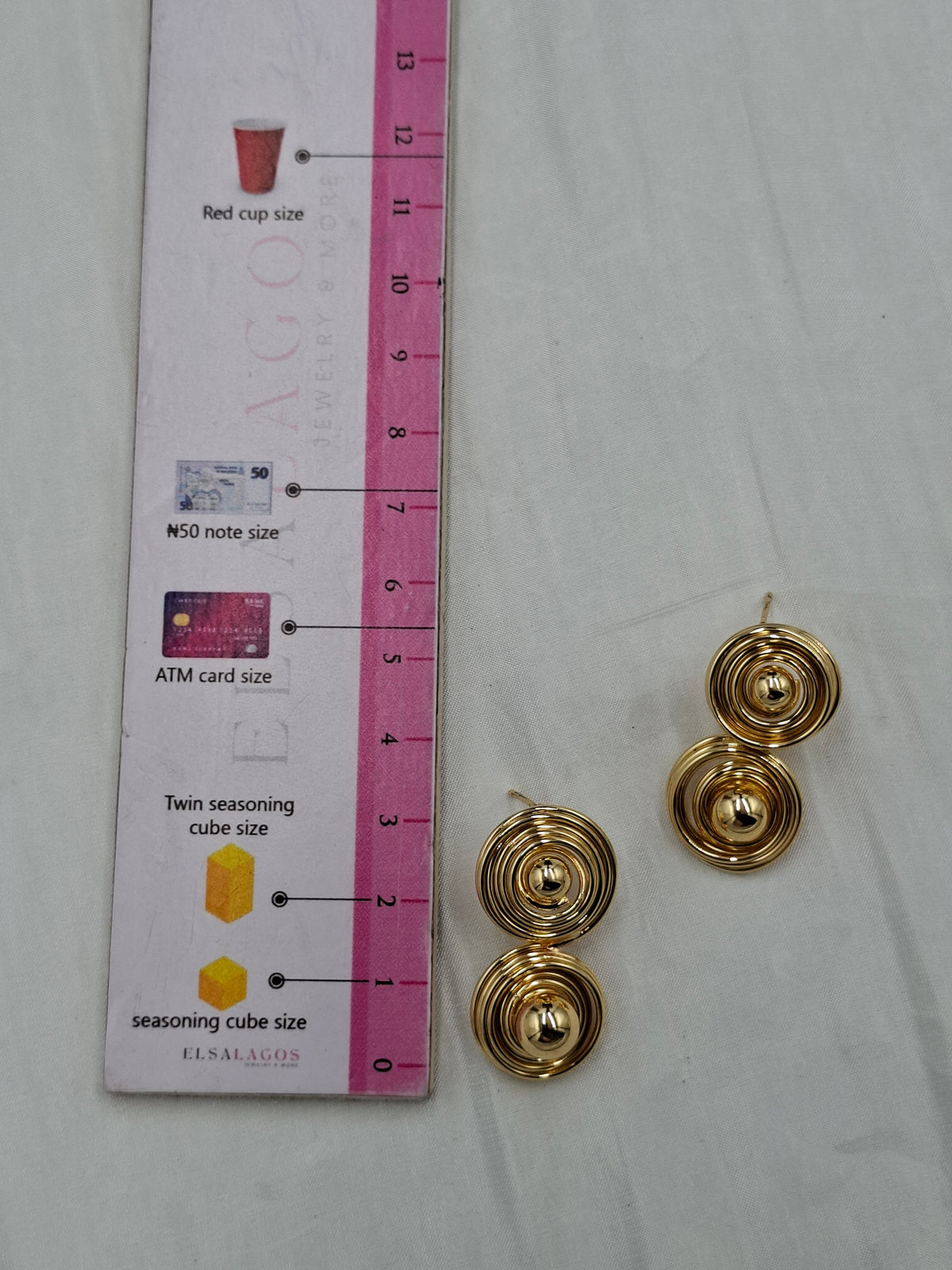 Spiral Drop Earrings