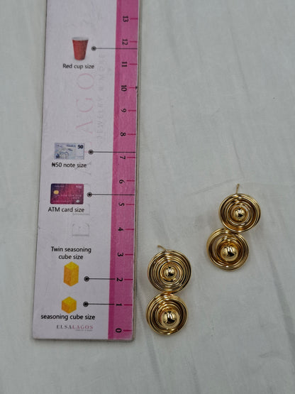 Spiral Drop Earrings