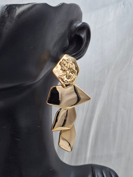 Gold Shards Earrings