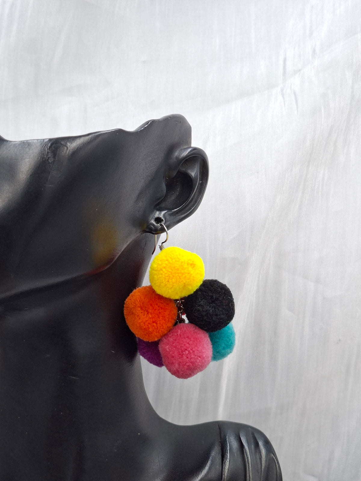 Pom Pom Earrings