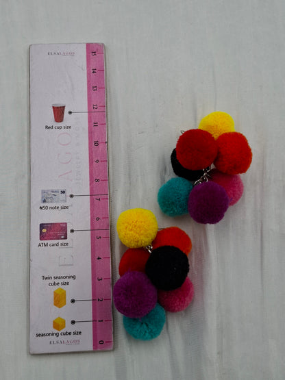 Pom Pom Earrings
