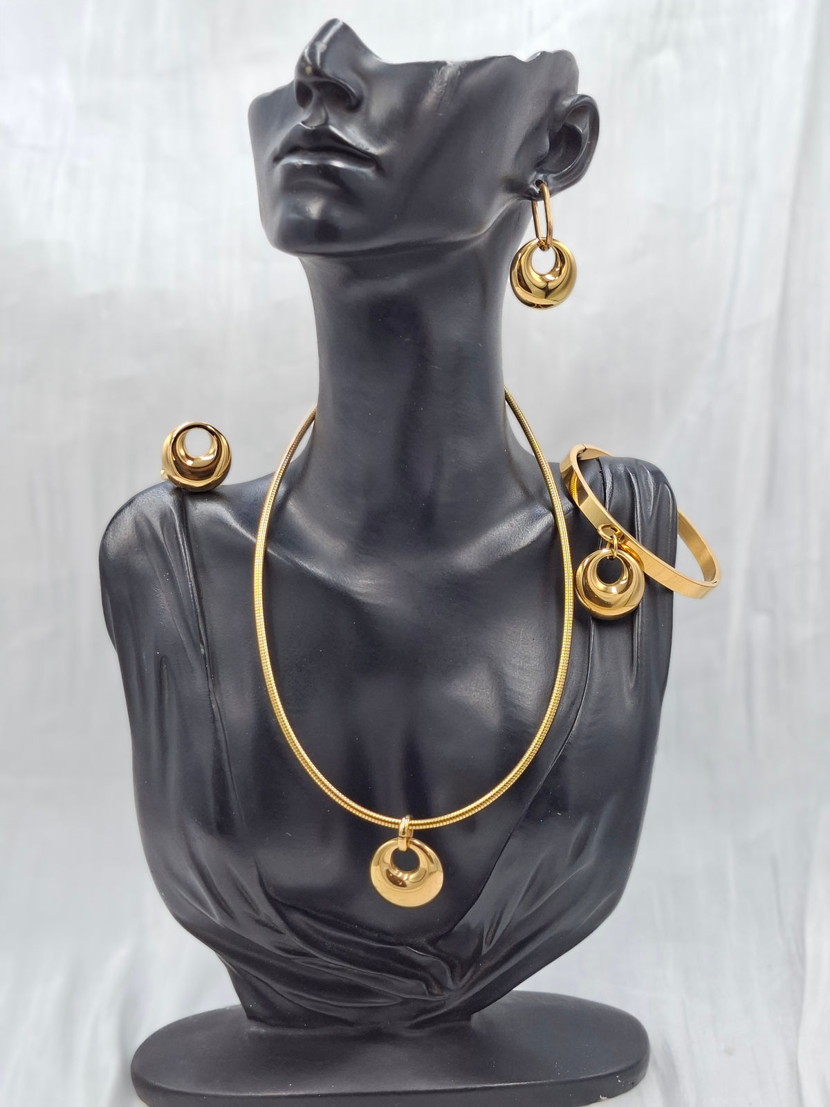 Domed Necklace Set