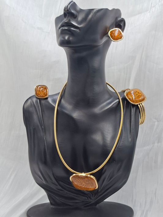 Amber Necklace Set