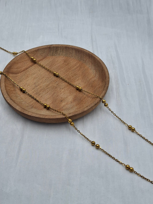 Spaced Ball Waist Chain