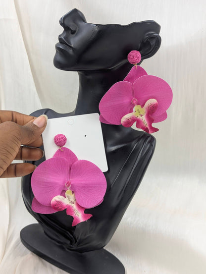 Orchid Earrings