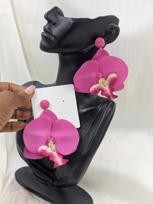 Orchid Earrings