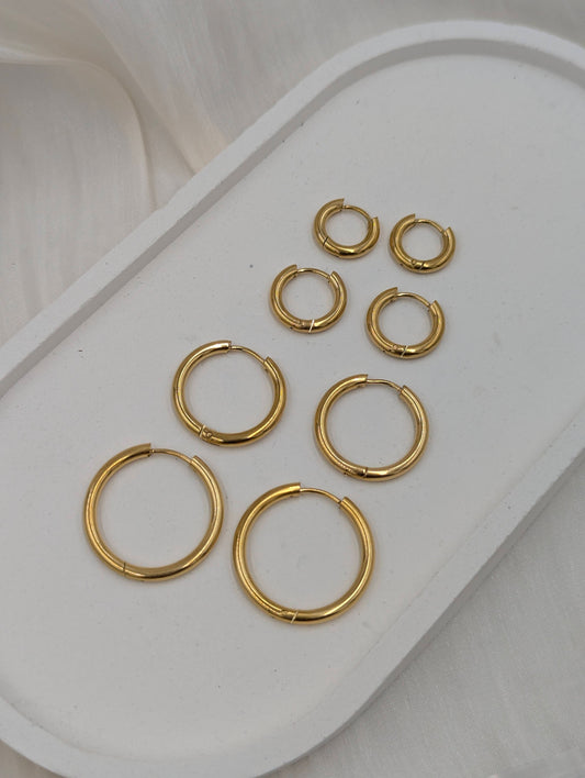 Gold Mini Hoops