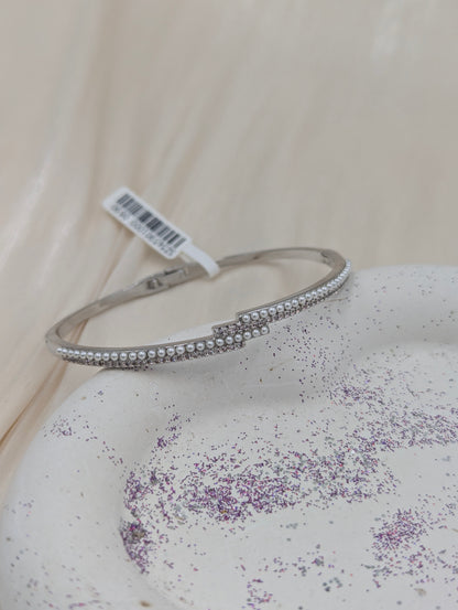 Pearl Clasp Bangle