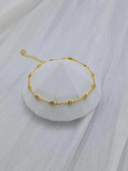 Moissanite diamond bracelet