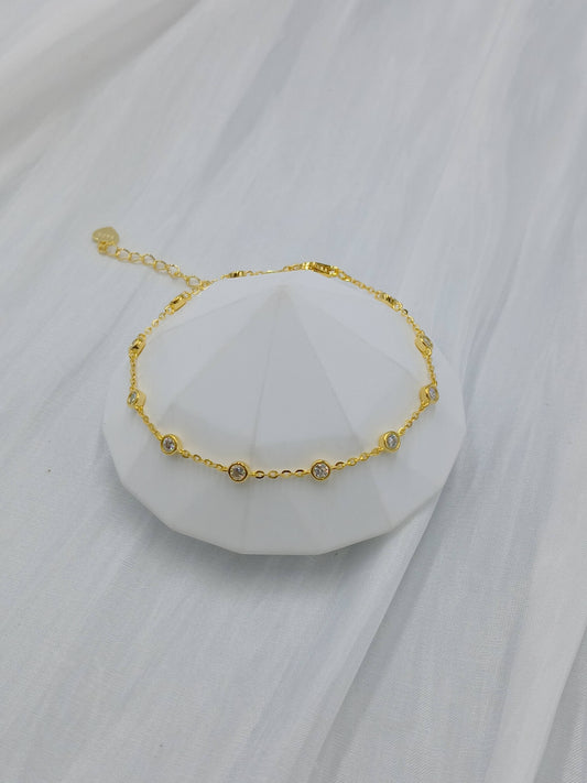 Moissanite diamond bracelet