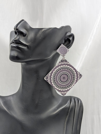 Patterned Earring