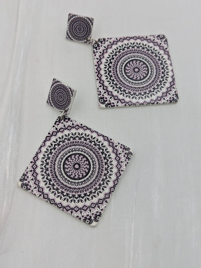 Patterned Earring