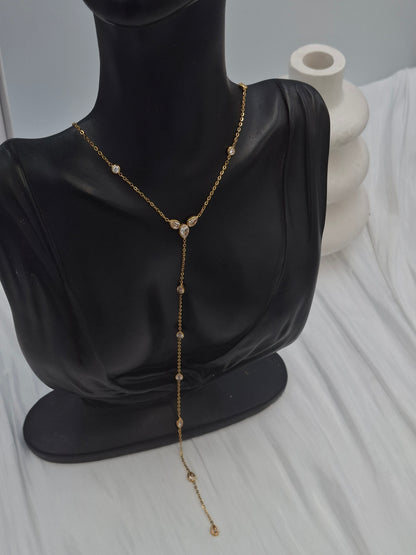 Shop Almond Y Necklace for Women at ElsaLagos in Nigeria
