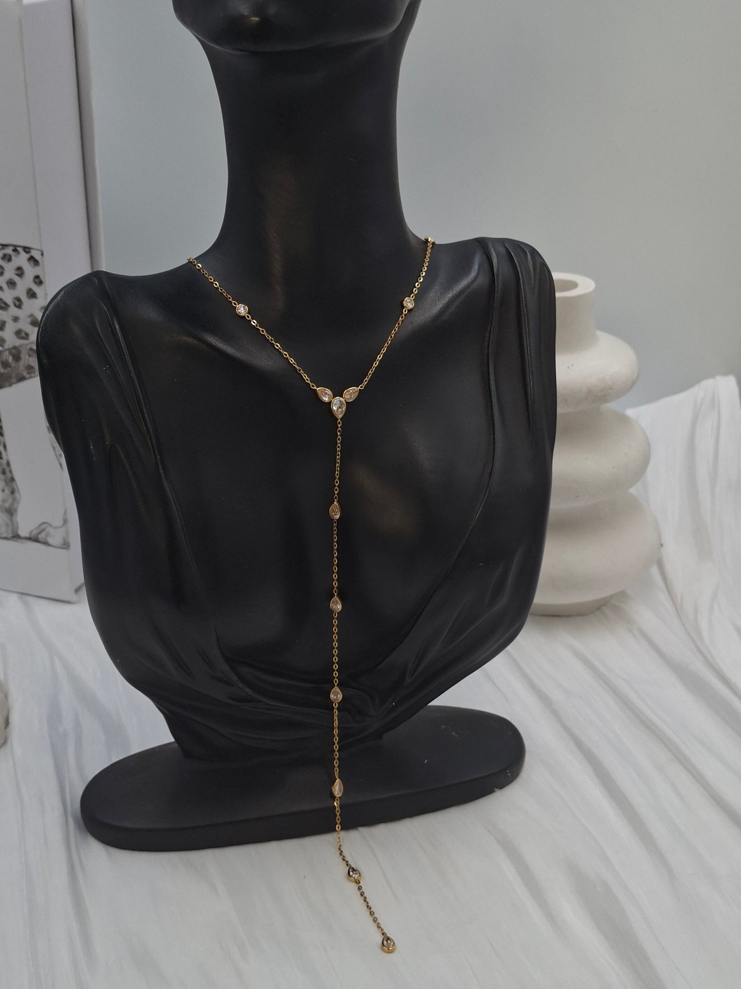 Shop Almond Y Necklace for Women at ElsaLagos in Nigeria