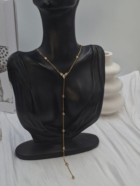 Shop Almond Y Necklace for Women at ElsaLagos in Nigeria