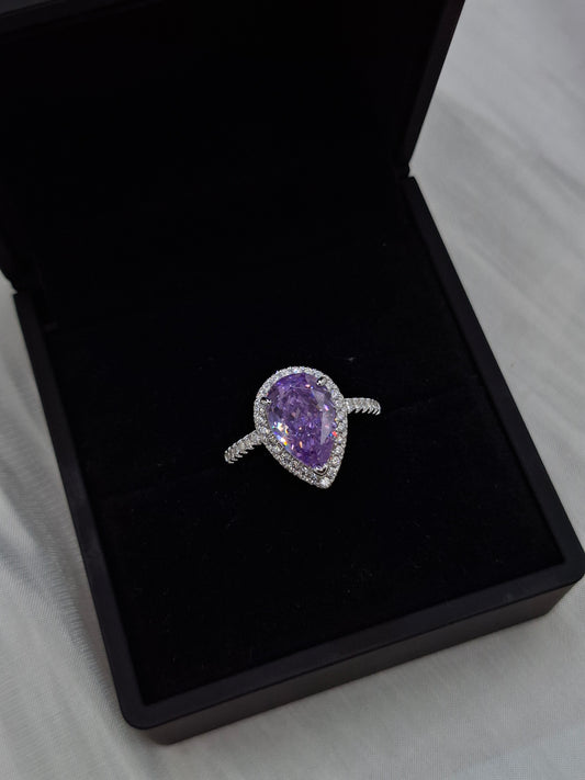 Shop Amethyst Zircon Ring for Women at ElsaLagos in Nigeria