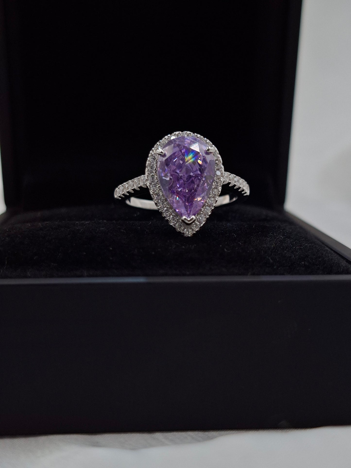 Shop Amethyst Zircon Ring for Women at ElsaLagos in Nigeria