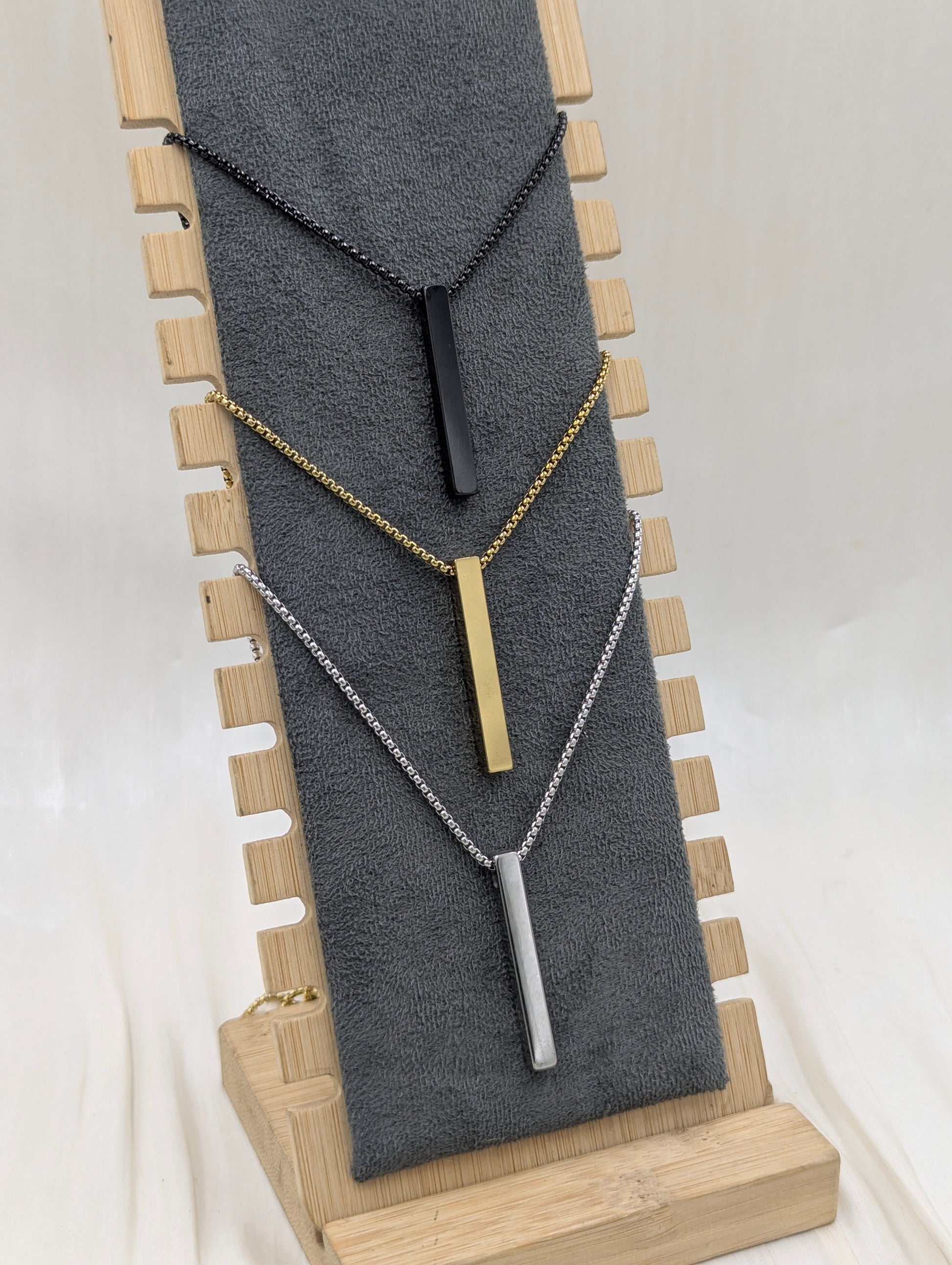 Shop Bar Necklace for Men at ElsaLagos in Nigeria