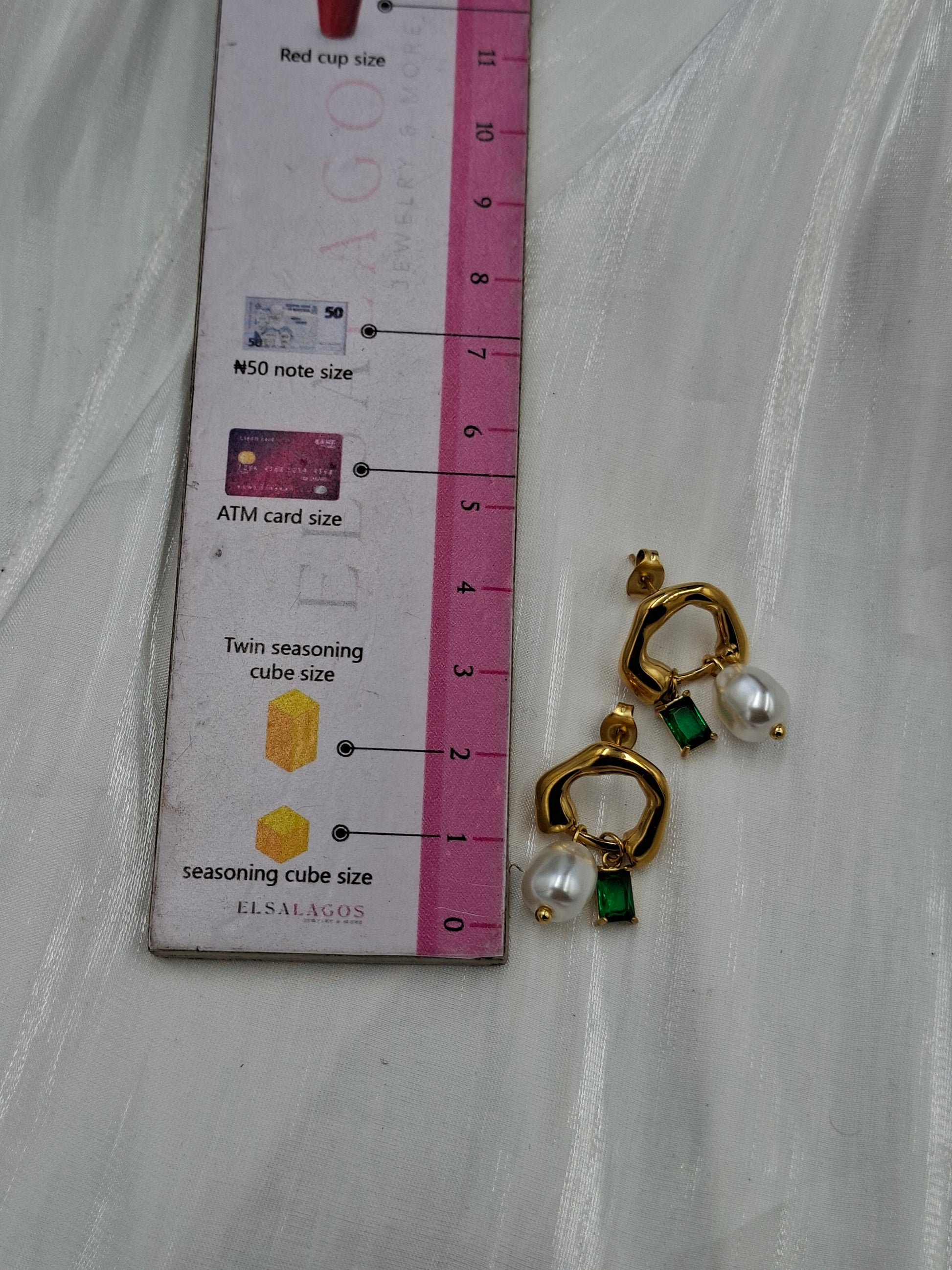 Shop Baroque Pearl Earring for Women at ElsaLagos in Nigeria