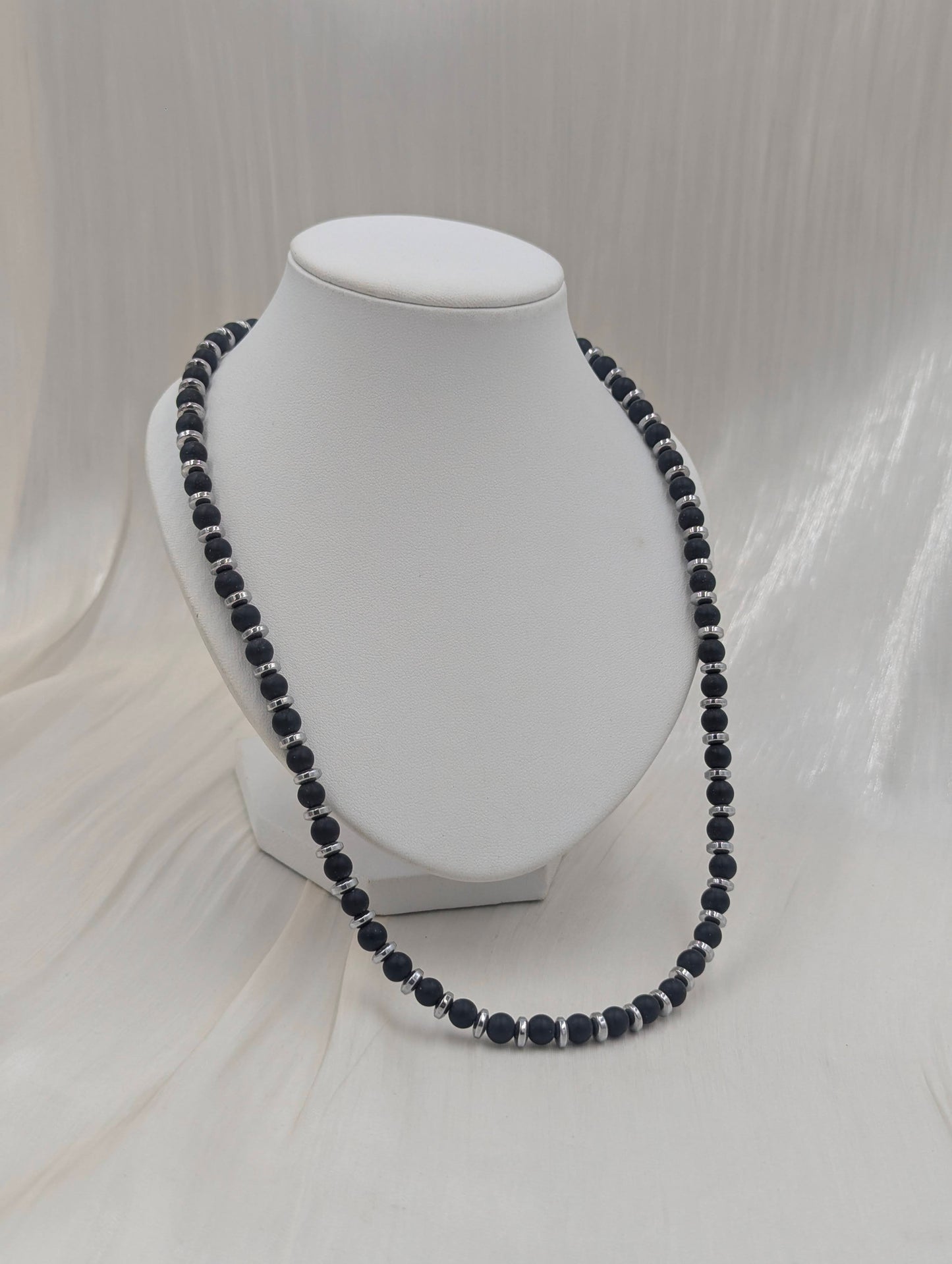 Shop Black Bead Necklace for Men at ElsaLagos in Nigeria