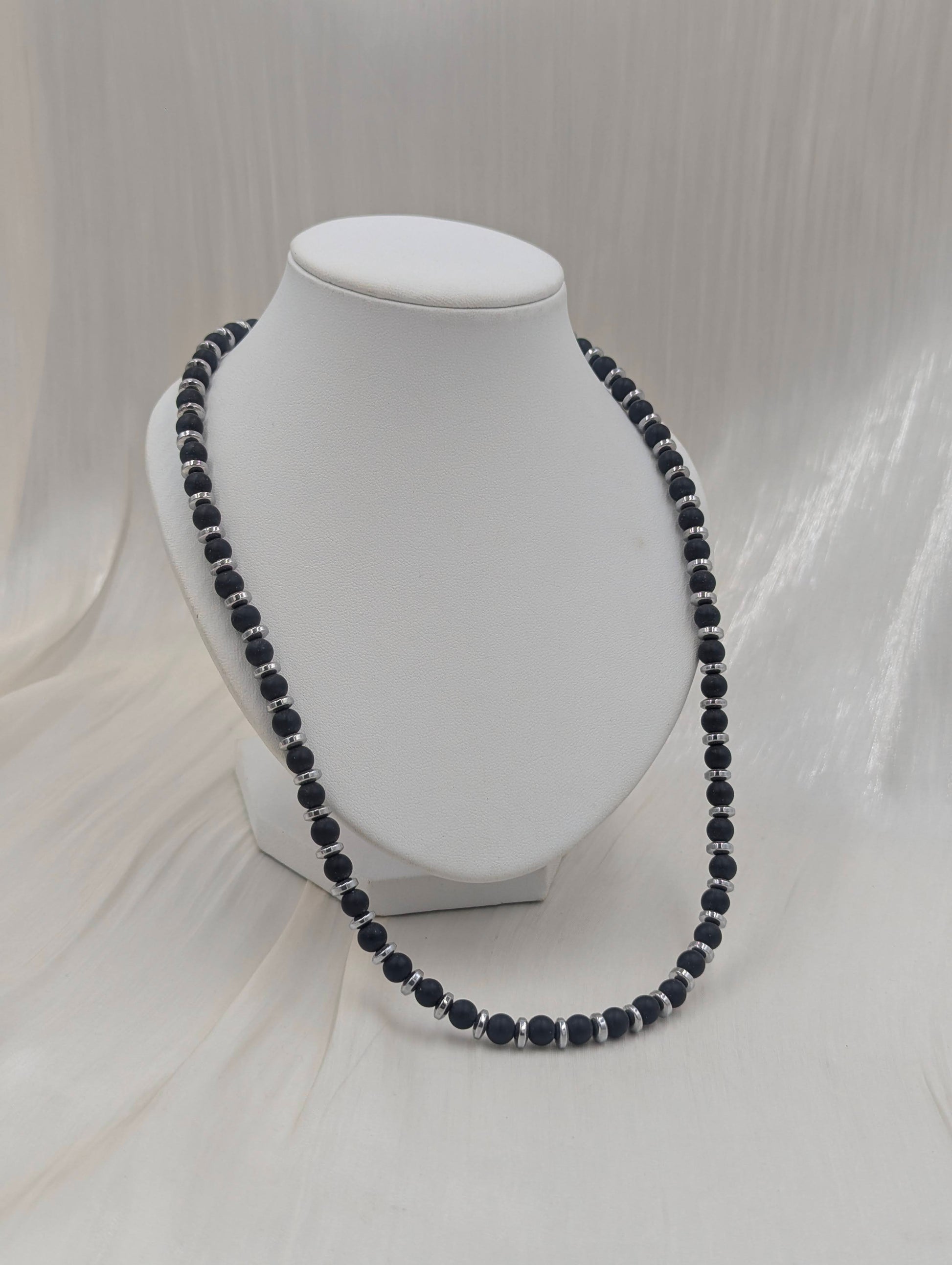 Shop Black Bead Necklace for Men at ElsaLagos in Nigeria