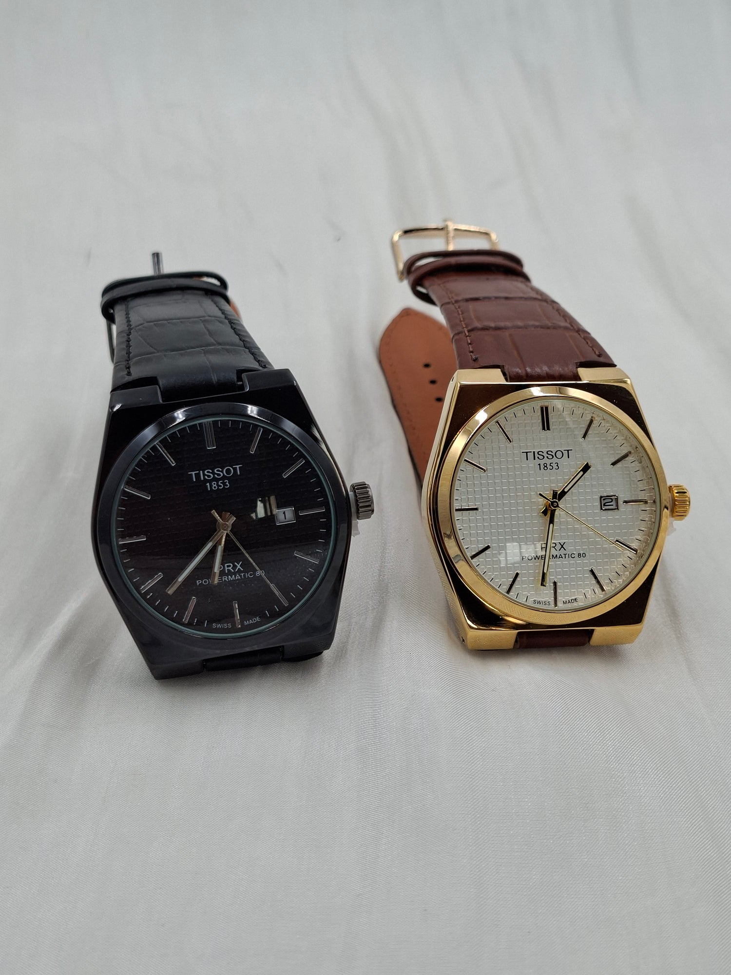 Buy Black/Brown Leather Wristwatch at Elsa Lagos in Nigeria