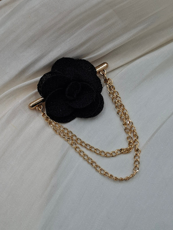 Shop Black/Gold Lapel Pin at ElsaLagos in Nigeria