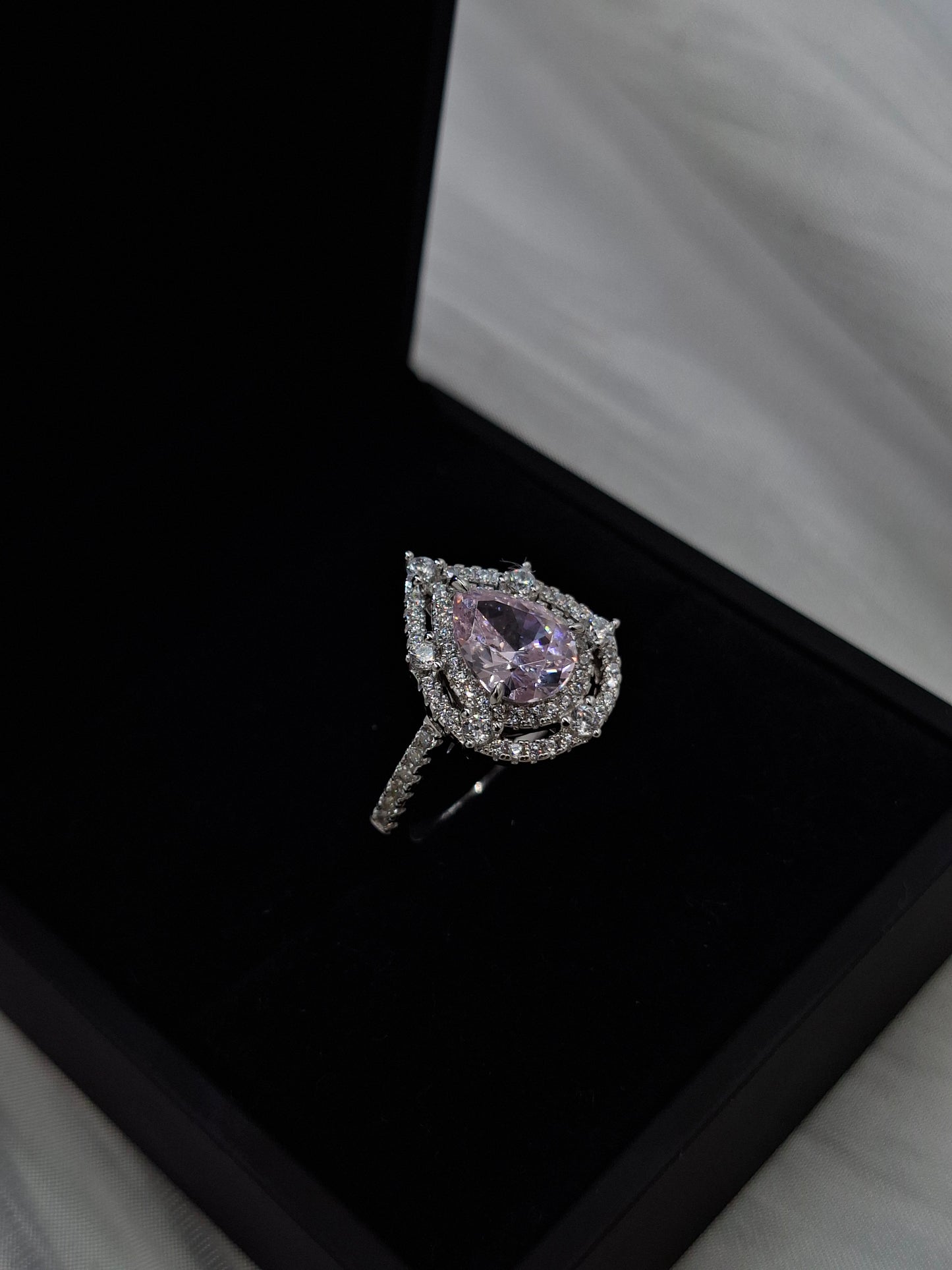 Shop Blush Zircon Ring for Women at ElsaLagos in Nigeria