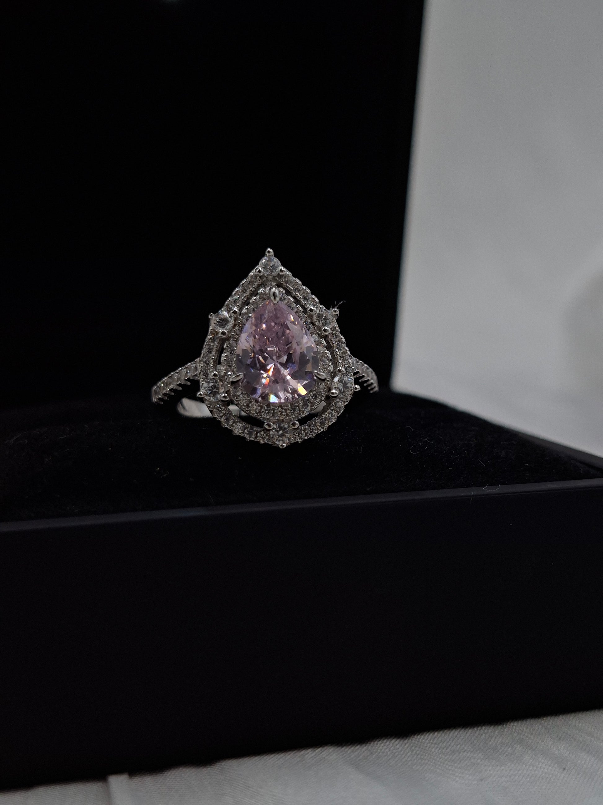 Shop Blush Zircon Ring for Women at ElsaLagos in Nigeria