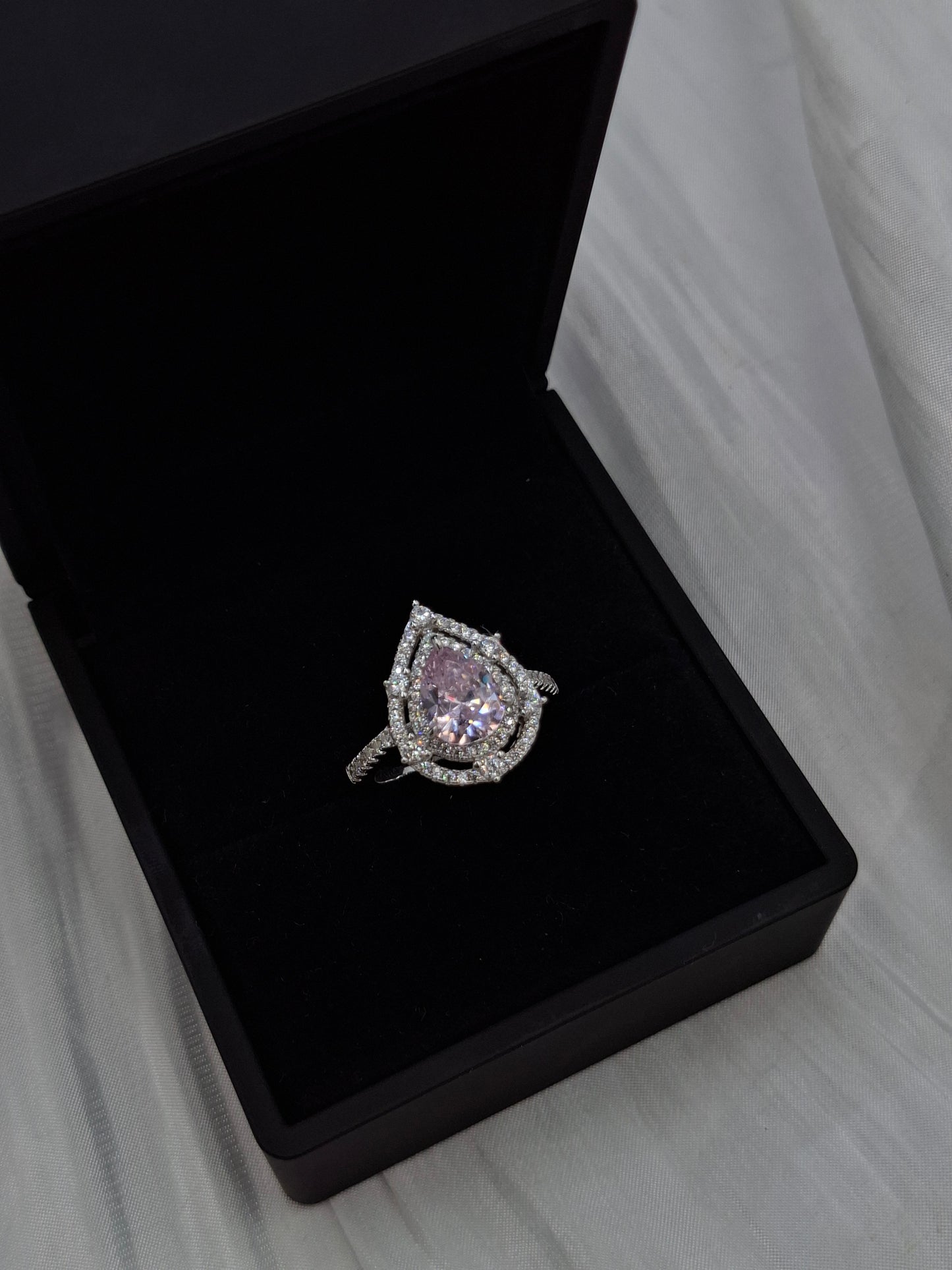 Shop Blush Zircon Ring for Women at ElsaLagos in Nigeria