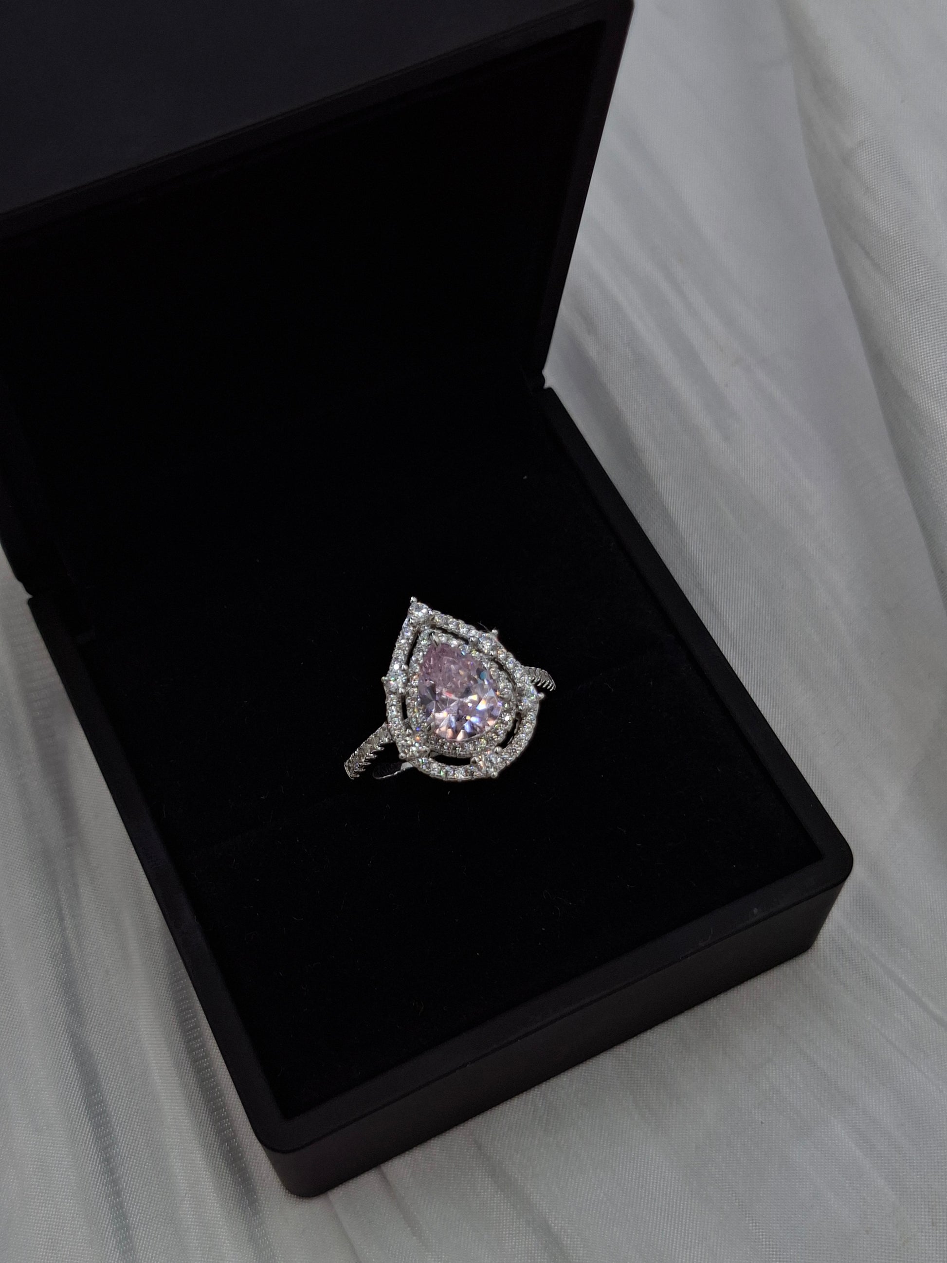 Shop Blush Zircon Ring for Women at ElsaLagos in Nigeria