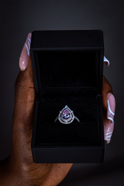 Shop Blush Zircon Ring for Women at ElsaLagos in Nigeria