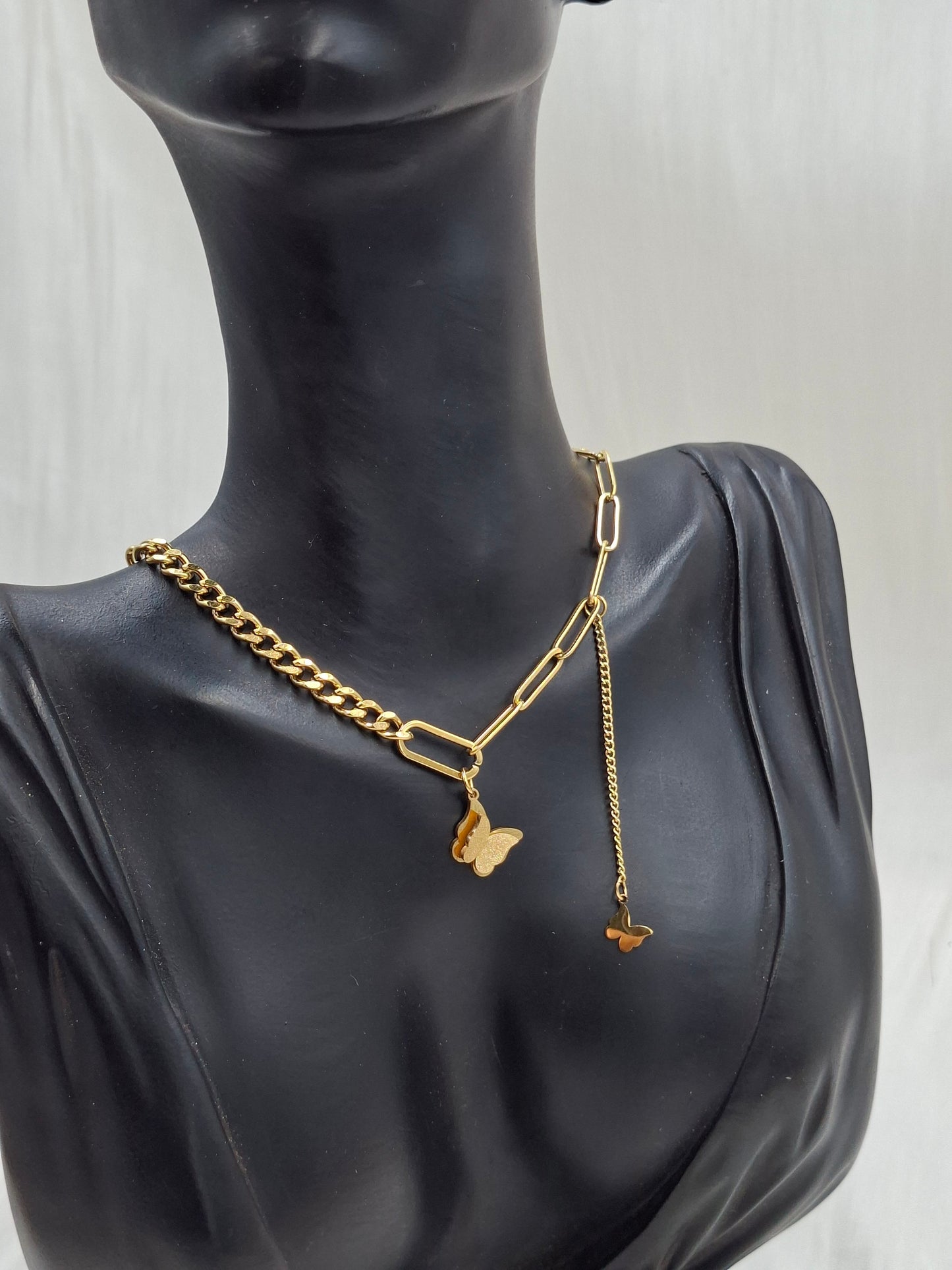Shop Butterfly Chain Necklace for Women at ElsaLagos in Nigeria