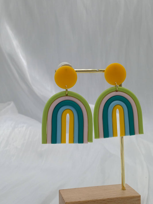Polymer clay earrings