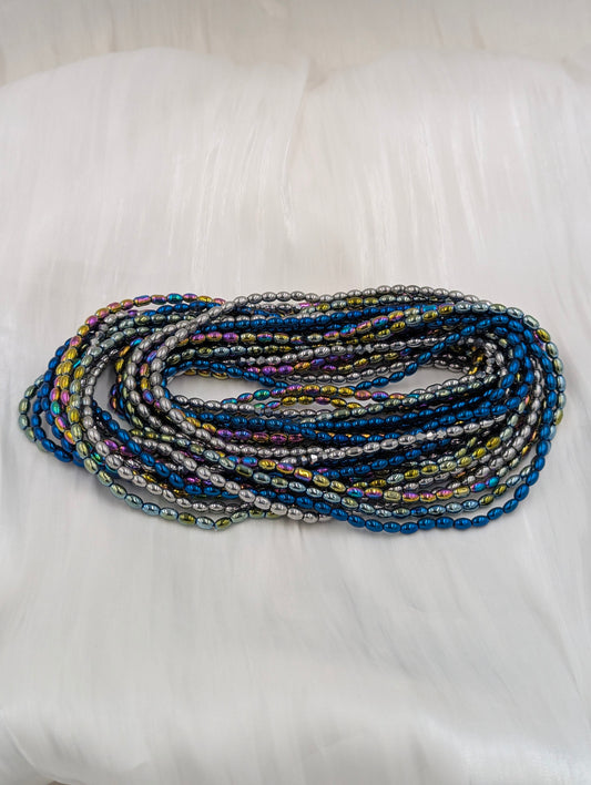Metallic Waist Beads