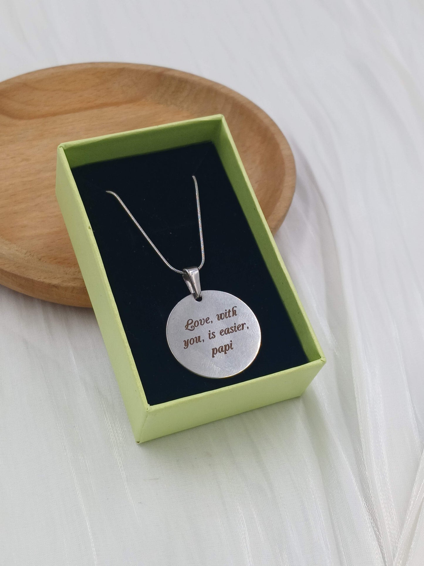 Shop Customizable Circle Necklace for Men and Women at ElsaLagos in Nigeria