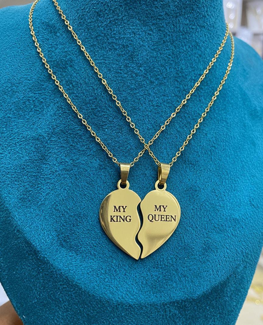 Shop Customizable Couple Necklace at ElsaLagos in Nigeria