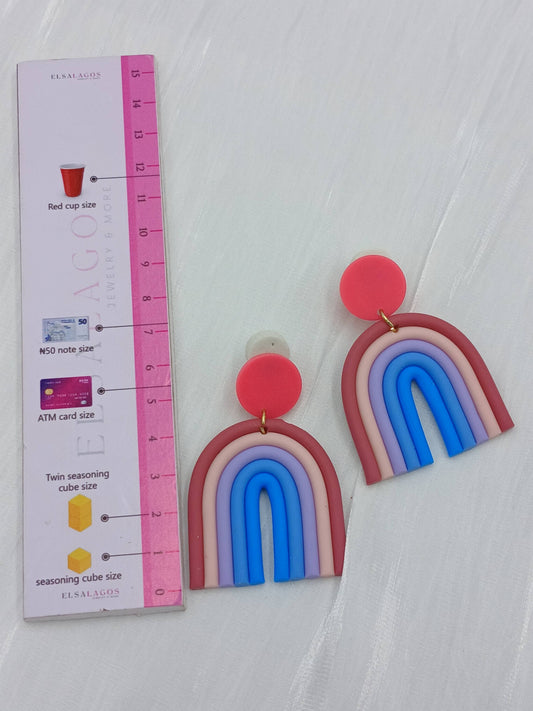 Polymer clay earrings