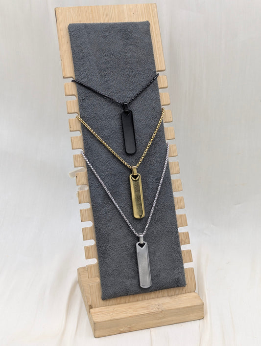 Shop Dog-Tag Pendant Necklace for Men and Women at ElsaLagos in Nigeria