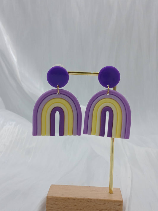 Polymer clay earrings