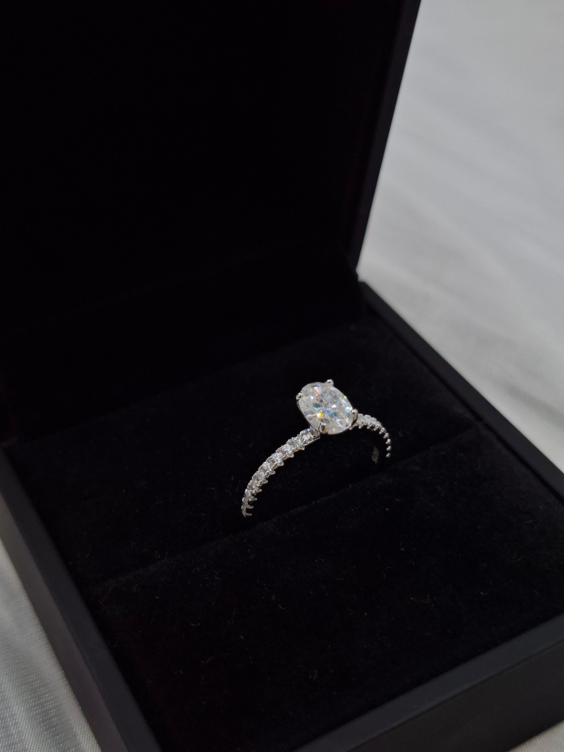Shop Elara Moissanite Ring for Women at ElsaLagos in Nigeria