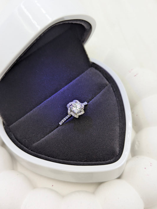 Shop Elsa Moissanite Engagement Ring for Women at ElsaLagos in Nigeria