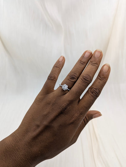 Shop Elsa Moissanite Engagement Ring for Women at ElsaLagos in Nigeria