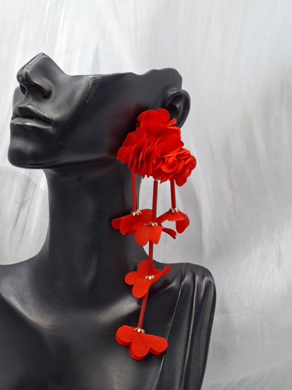 Shop Flower Train Earring for Women at ElsaLagos in Nigeria