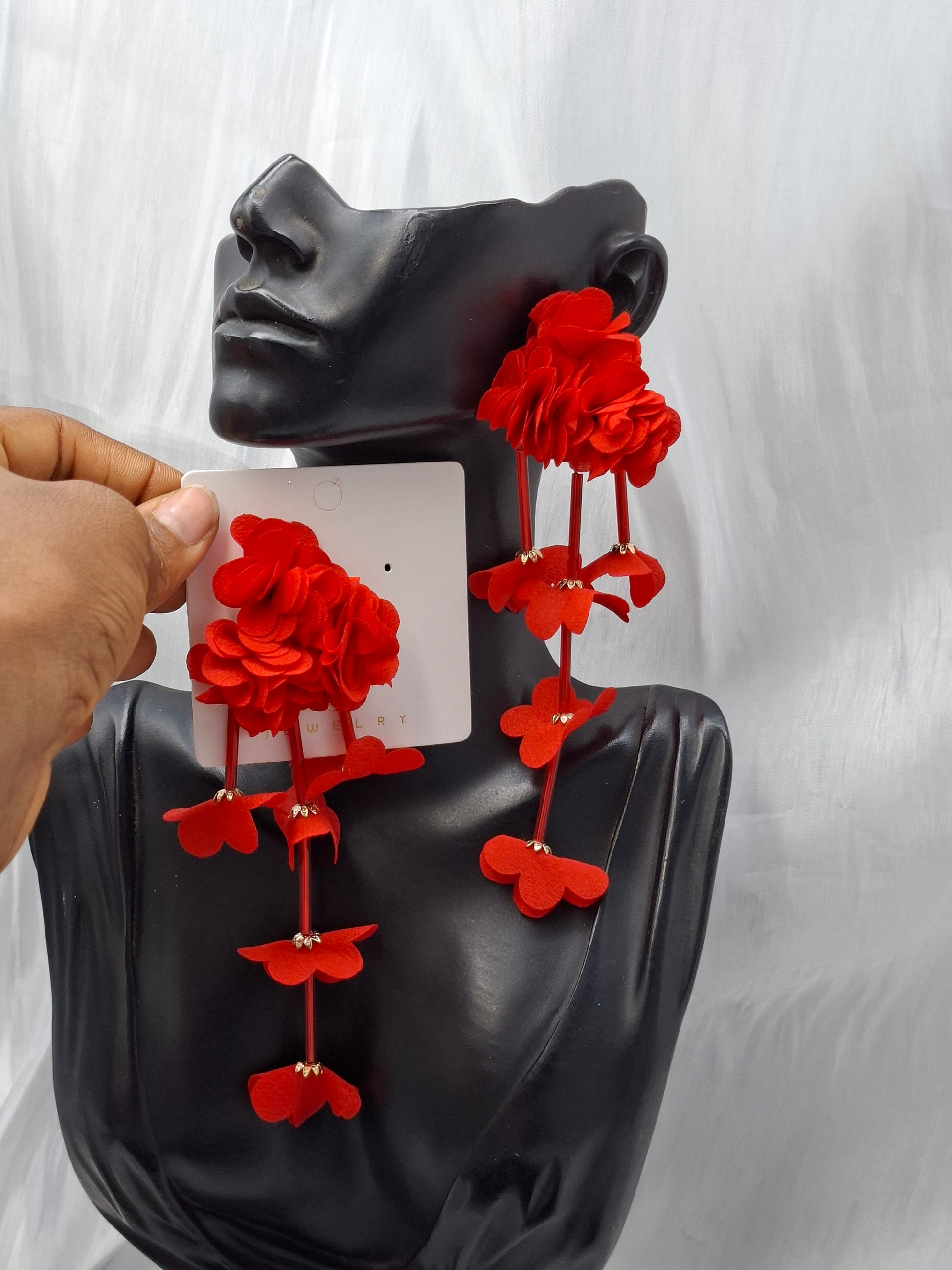 Shop Flower Train Earring for Women at ElsaLagos in Nigeria