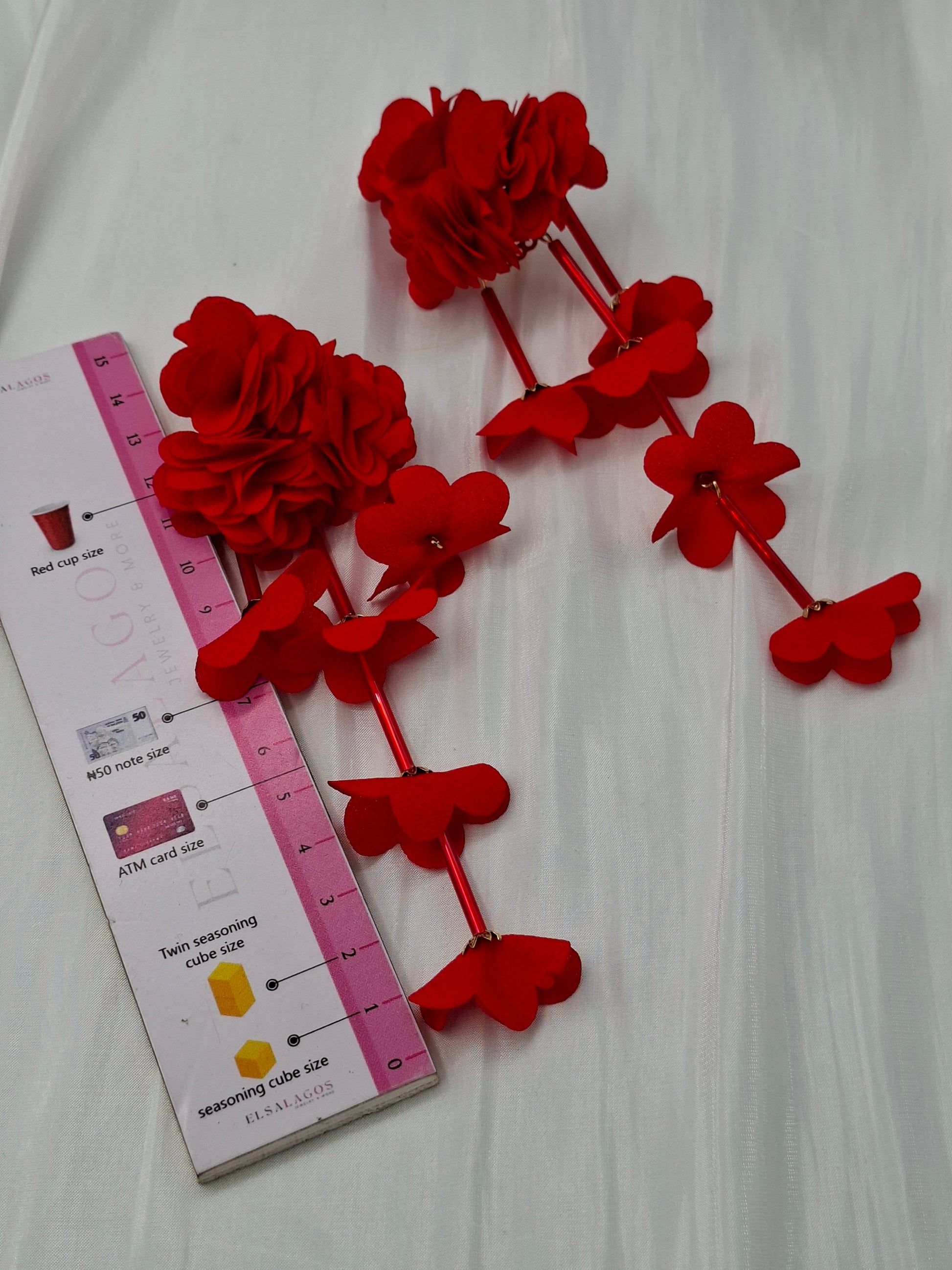Shop Flower Train Earring for Women at ElsaLagos in Nigeria