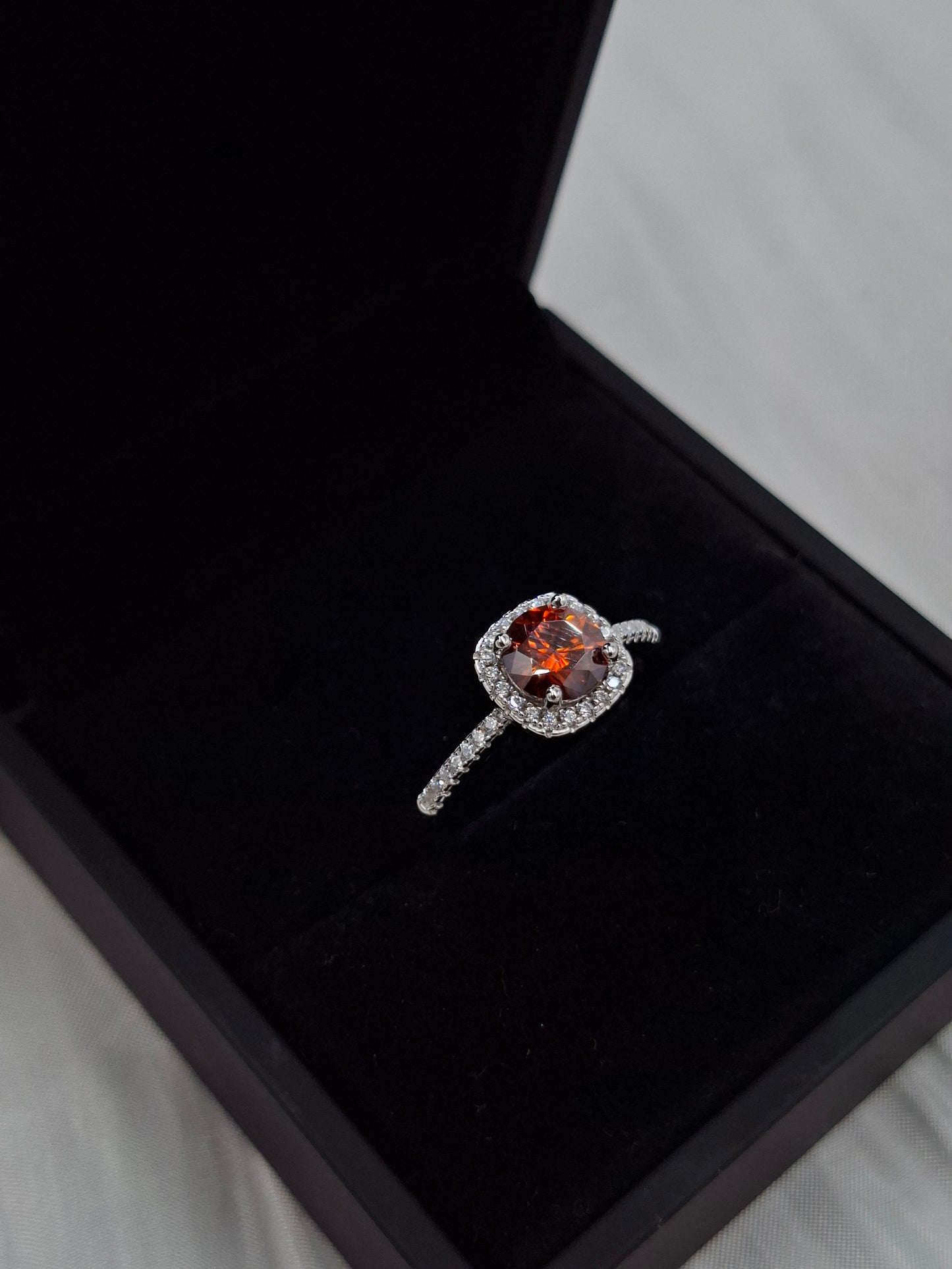 Shop Garnet Zircon Ring for Women at ElsaLagos in Nigeria