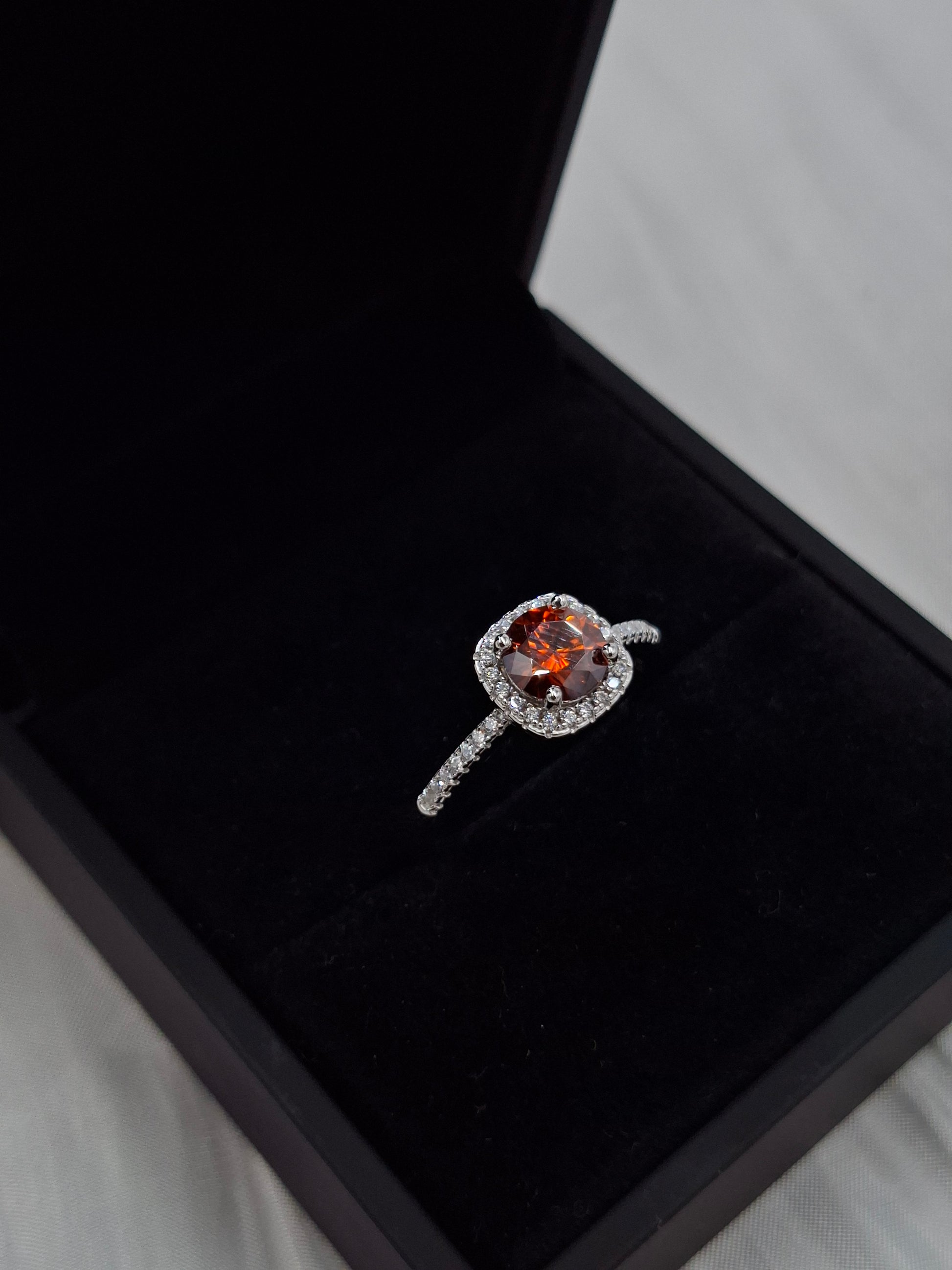 Shop Garnet Zircon Ring for Women at ElsaLagos in Nigeria