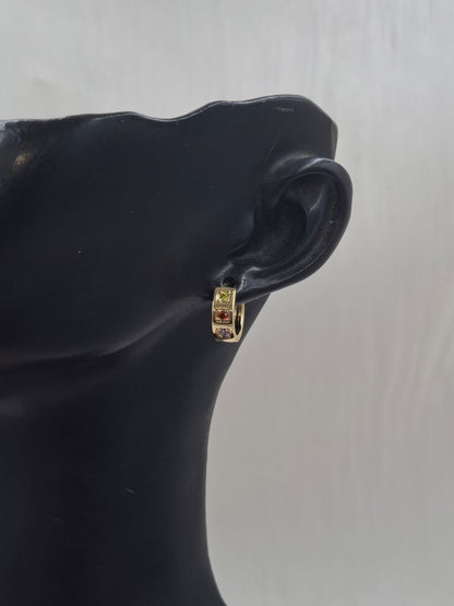 Buy Gemstone Hoop Earring at ElsaLagos in Nigeria