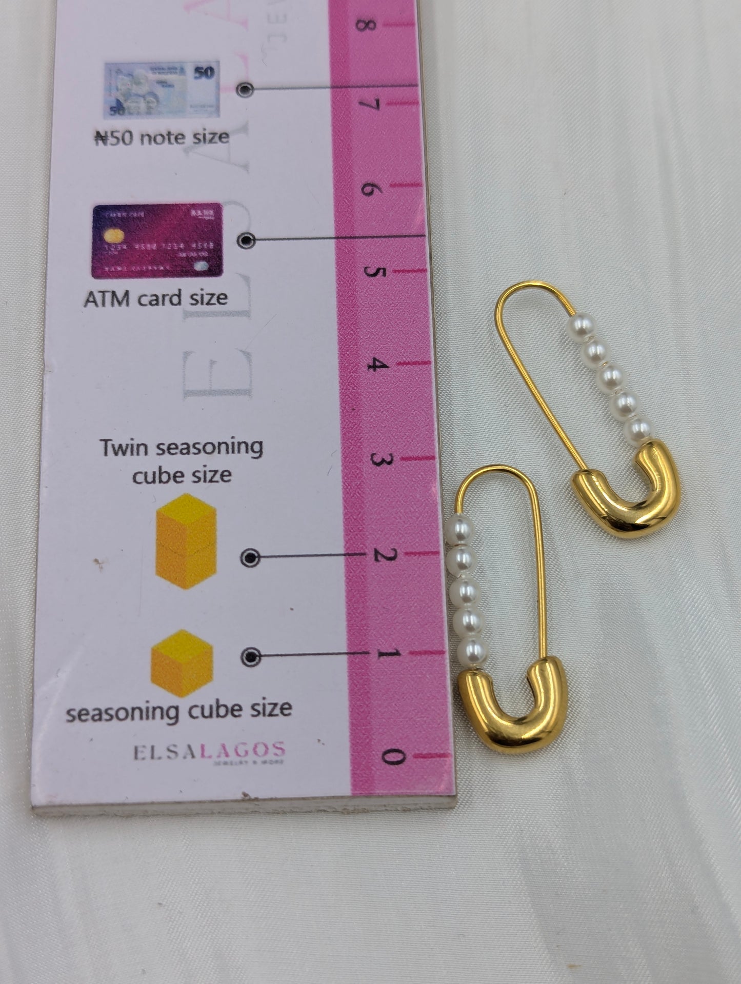 Safety Pin Earrings